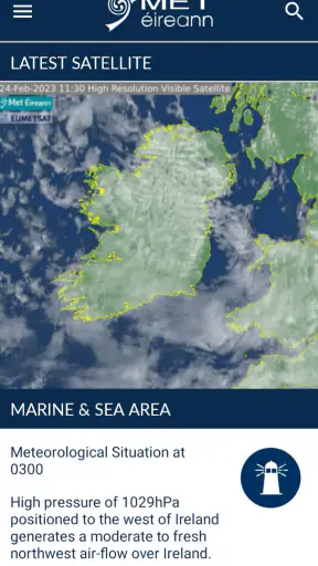 Met Éireann screenshot