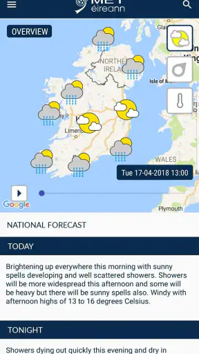 Met Éireann screenshot