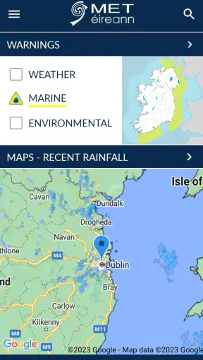 Met Éireann screenshot