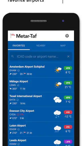 Metar-Taf - Visuele decoder screenshot
