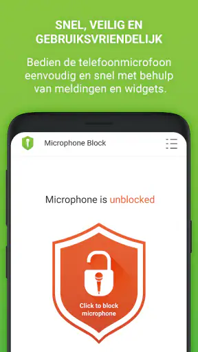 Microfoon Blokker - Anti Spy screenshot