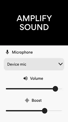 Microfoonversterker screenshot