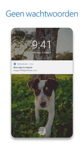 Microsoft Authenticator screenshot