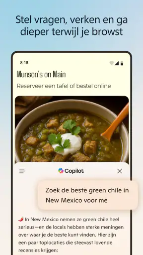 Microsoft Edge: AI-browser screenshot