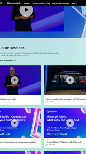 Microsoft Ignite screenshot