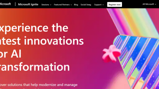 Microsoft Ignite screenshot