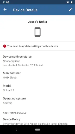 Microsoft Intune screenshot