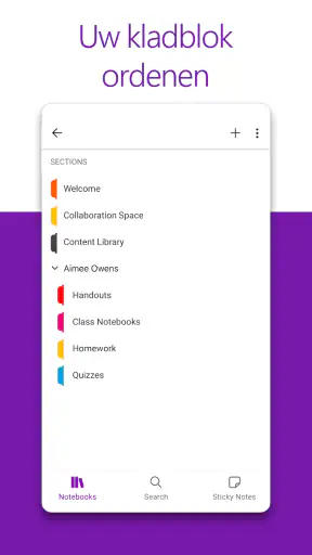 Microsoft OneNote: Save Notes screenshot