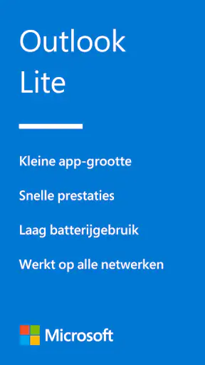 Microsoft Outlook Lite: Email screenshot