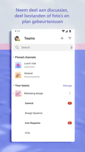 Microsoft Teams screenshot