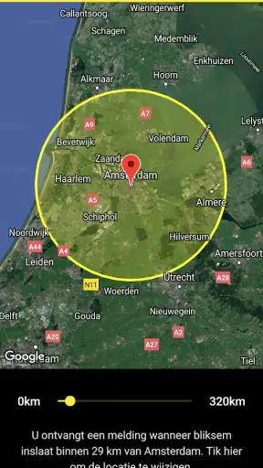 Mijn Bliksemtracker & -alarmen screenshot