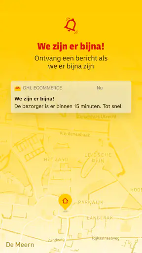 Mijn DHL screenshot