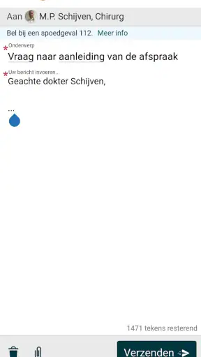 Mijn Dossier Amsterdam UMC screenshot