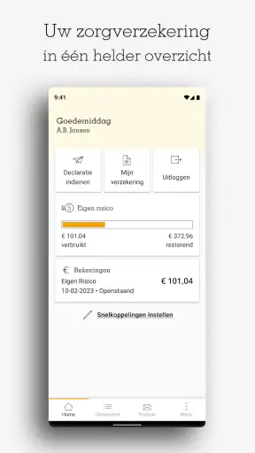 Mijn zorg van a.s.r. screenshot