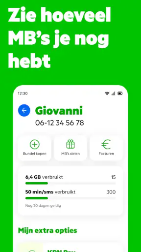 MijnKPN screenshot