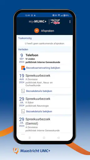 MijnMUMC+ screenshot