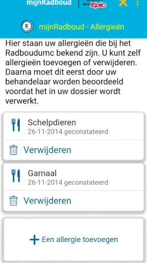 mijnRadboud screenshot