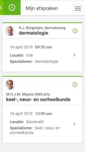 MijnZGV screenshot