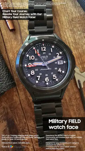 Military FIELD watch face screenshot