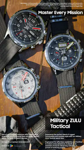 Military ZULU Tactical watch screenshot