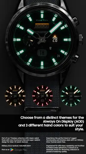 Military ZULU Tactical watch screenshot