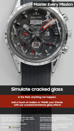 Military ZULU Tactical watch screenshot