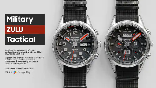 Military ZULU Tactical watch screenshot