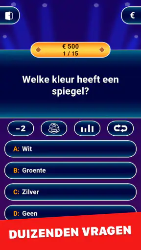 Miljonair 2025: offline trivia screenshot