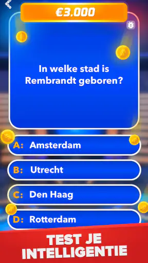 Miljonair - Quiz & Trivia spel screenshot