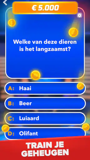 Miljonair - Quiz & Trivia spel screenshot