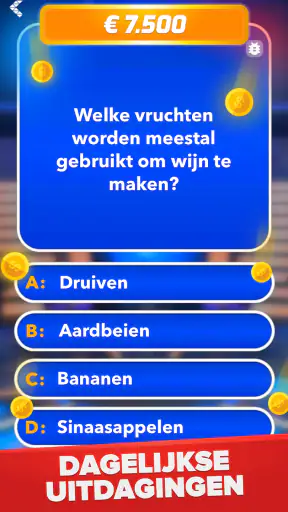 Miljonair - Quiz & Trivia spel screenshot