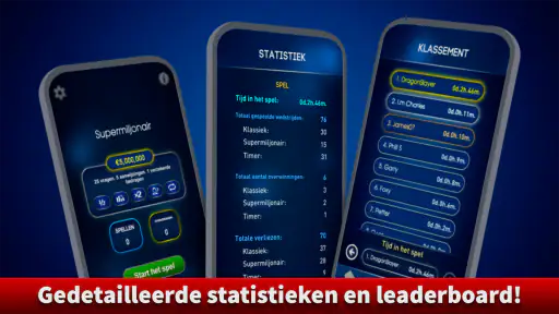 Miljonair Trivia 2025 Quiz screenshot