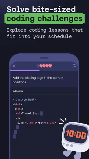 Mimo: Leer code/programmeren screenshot