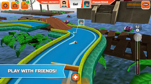 Mini Golf 3D Multiplayer Spel screenshot
