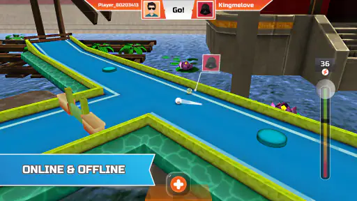 Mini Golf 3D Multiplayer Spel screenshot