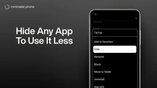 minimalist phone: Launcher screenshot