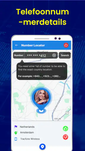 Mobiele Nummerzoeker screenshot