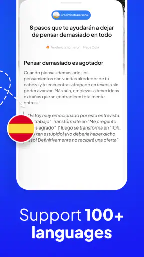 Mobiele schermvertaler-app screenshot