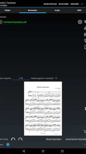 MobileSheets screenshot