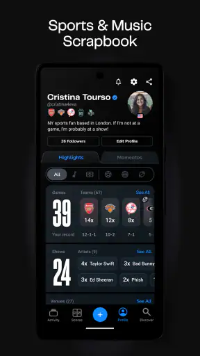 Momento: Sports & Music screenshot
