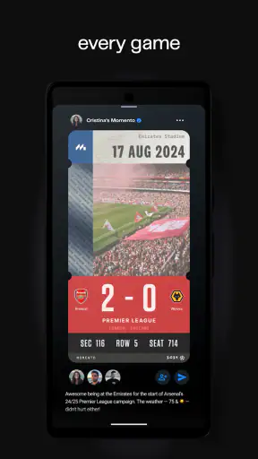 Momento: Sports & Music screenshot