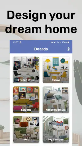 MoodBoard maker - HomeBoard screenshot
