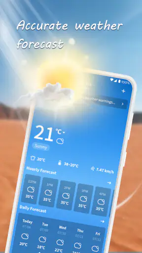Mooi weer screenshot