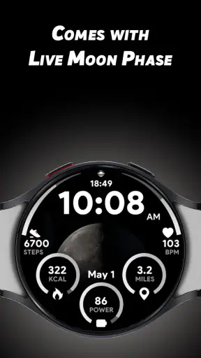 Moon Dial - Watch face screenshot