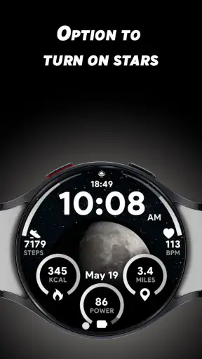 Moon Dial - Watch face screenshot