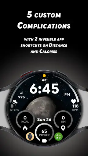 Moon Dial - Watch face screenshot
