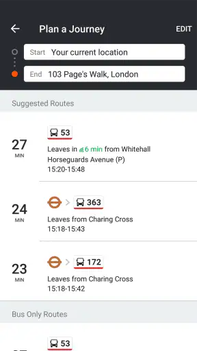 Moovit: info over trein & bus screenshot