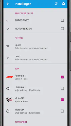 Motorsport Kalender PRO screenshot
