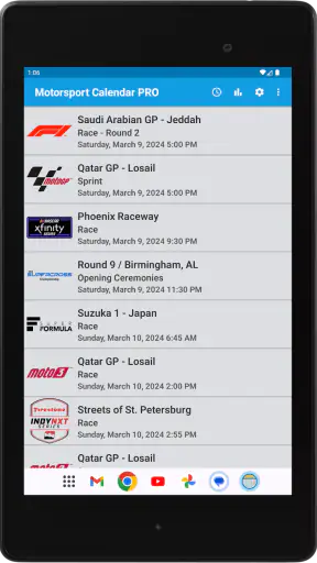 Motorsport Kalender PRO screenshot
