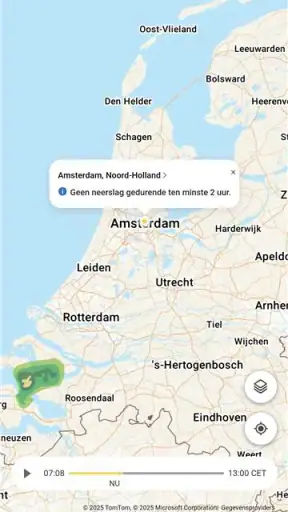 MSN weer screenshot